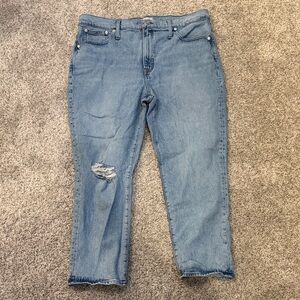 Madewell The Perfect Vintage Crop Jeans